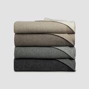 Reversible Rib Angora & Merino Wool Blankets gallery detail image