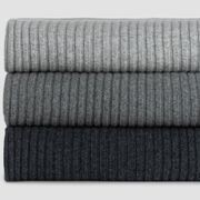 Wide Rib Angora & Merino Wool Blankets gallery detail image