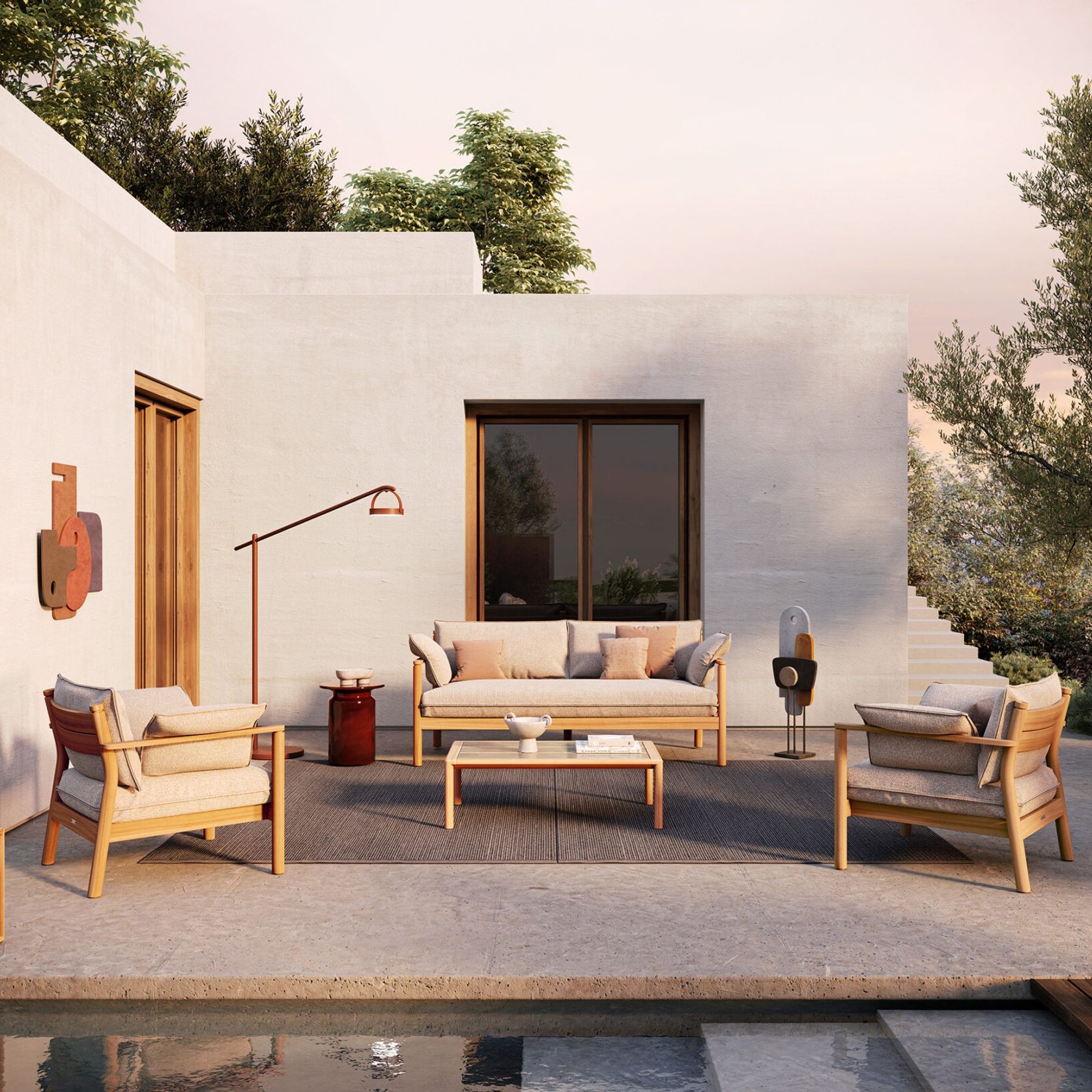Apache Outdoor Armchair by Atmosphera gallery detail image