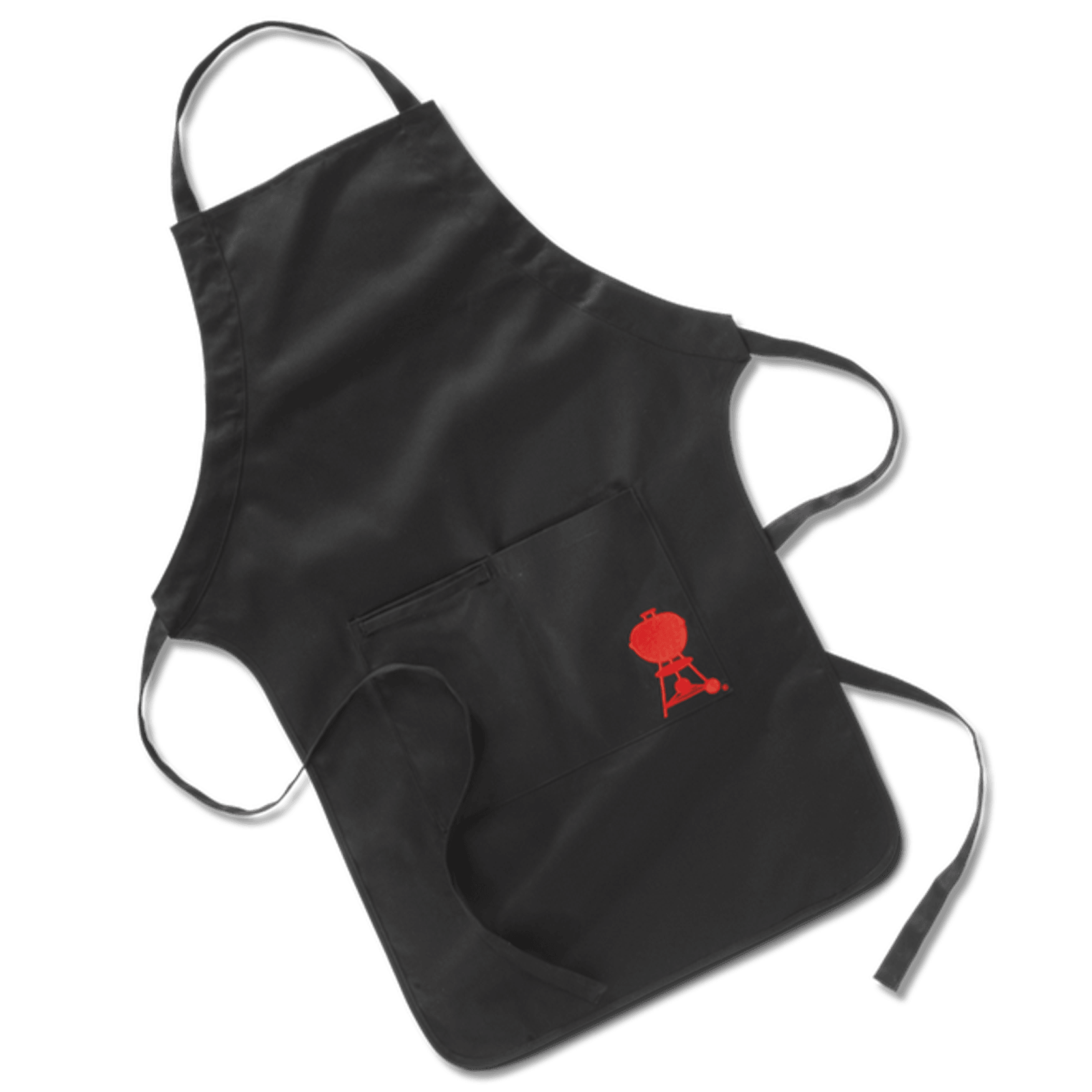 Barbecue Apron with Red Kettle Motif gallery detail image