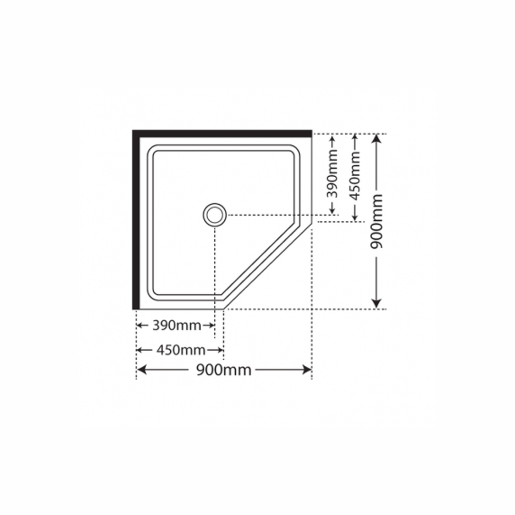 Frameless Pivot Angle 900 gallery detail image