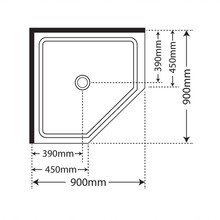 Aquero Corner Angle 900 gallery detail image