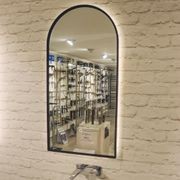 Solace Arch Black Framed Led Mirror 450X900Mm gallery detail image