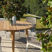 Atoll 140 Round Table with Serang Chairs -5pc Outdoor Dining Setting gallery detail image