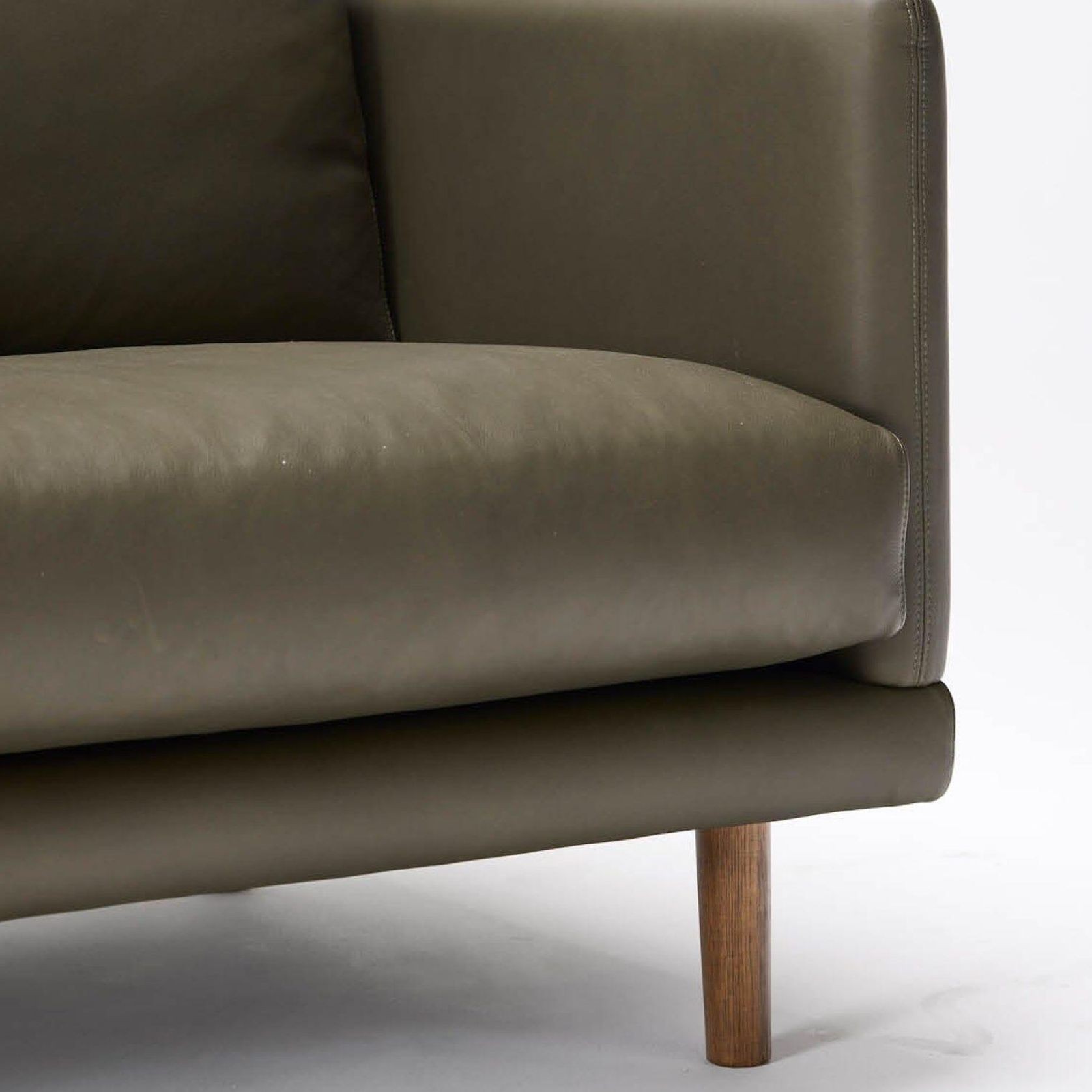 Avoca Leather Sofa gallery detail image