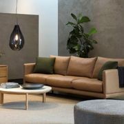 Avoca Leather Sofa gallery detail image