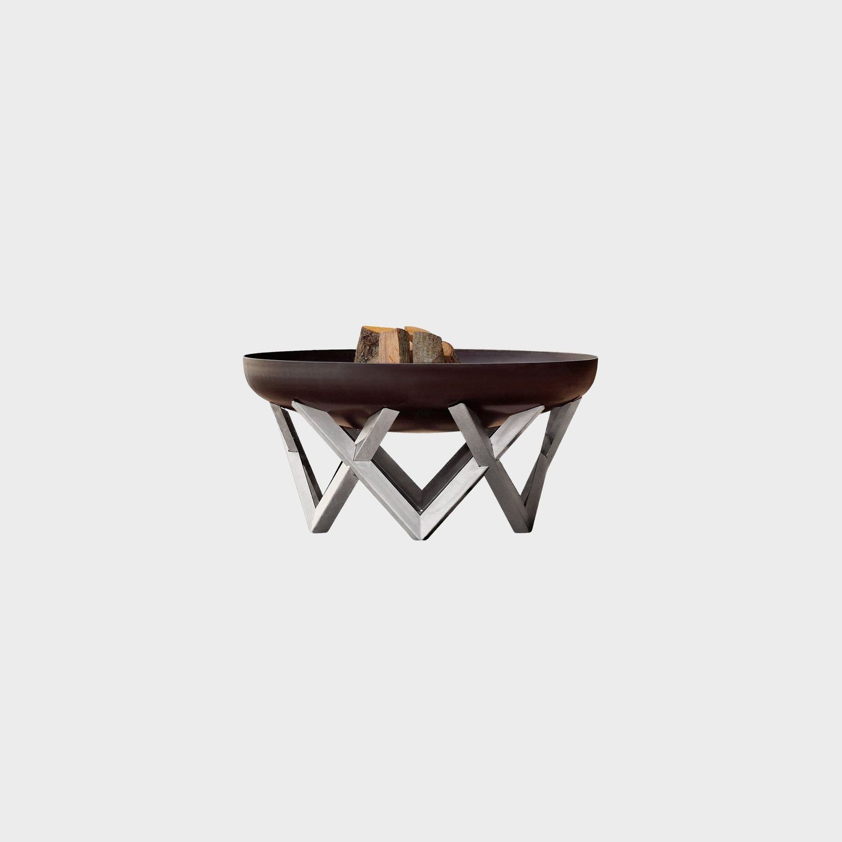 ALFRED RIESS Curonian Steel Fire Pit - Medium gallery detail image