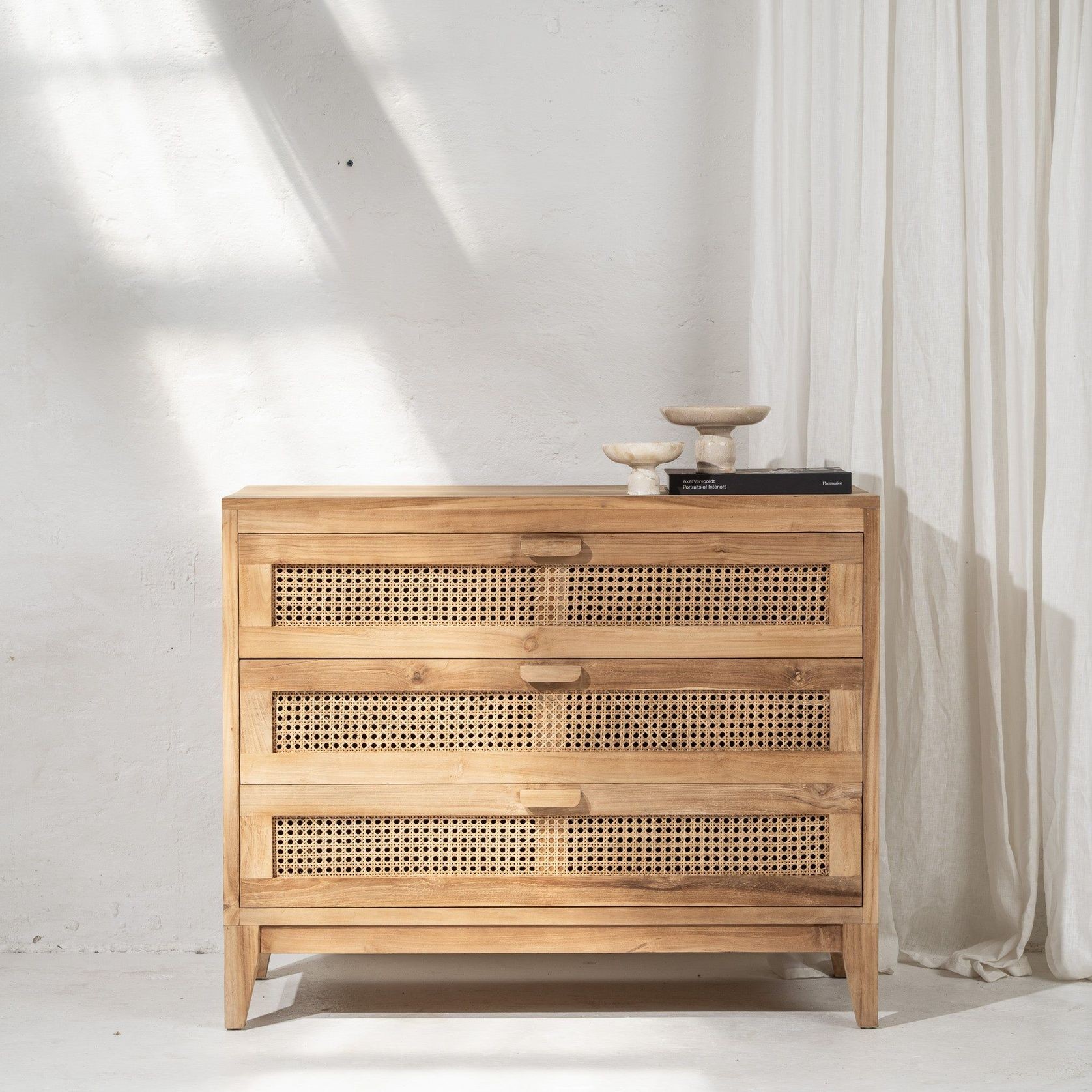 Ayana Rattan & Recycled Teak Drawers gallery detail image