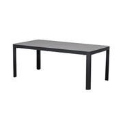 Azura Extension Outdoor Dining Table 195|255cm | Gunmetal gallery detail image