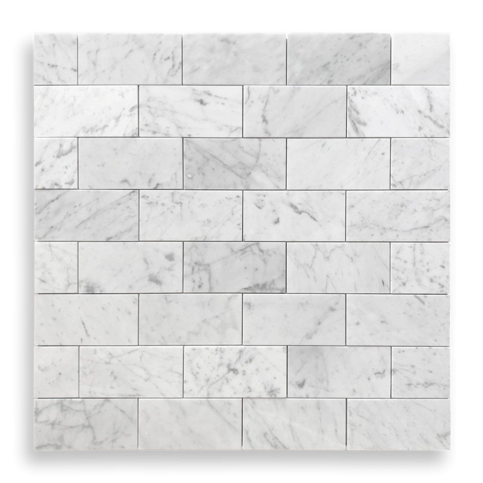 Carrara C Honed Subway Tile gallery detail image