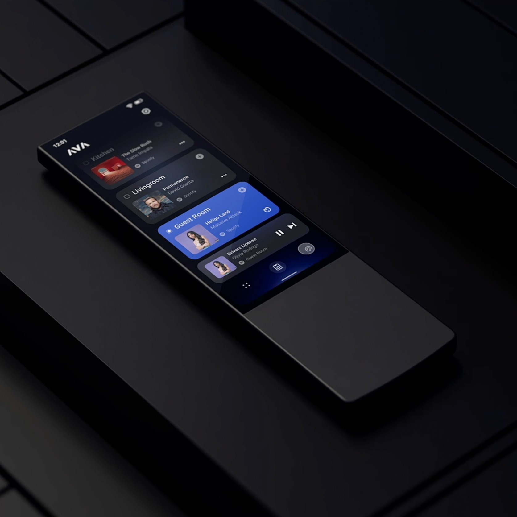 AVA Home Remote | Black gallery detail image