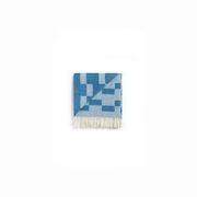 Ruanui Station Lambswool Throw - Backtrap Blue gallery detail image