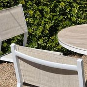 Adele Ceramic table with Balkoni Chairs 9pc gallery detail image