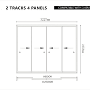 Glass Sliding Door For Baltic Freestanding Pergola gallery detail image