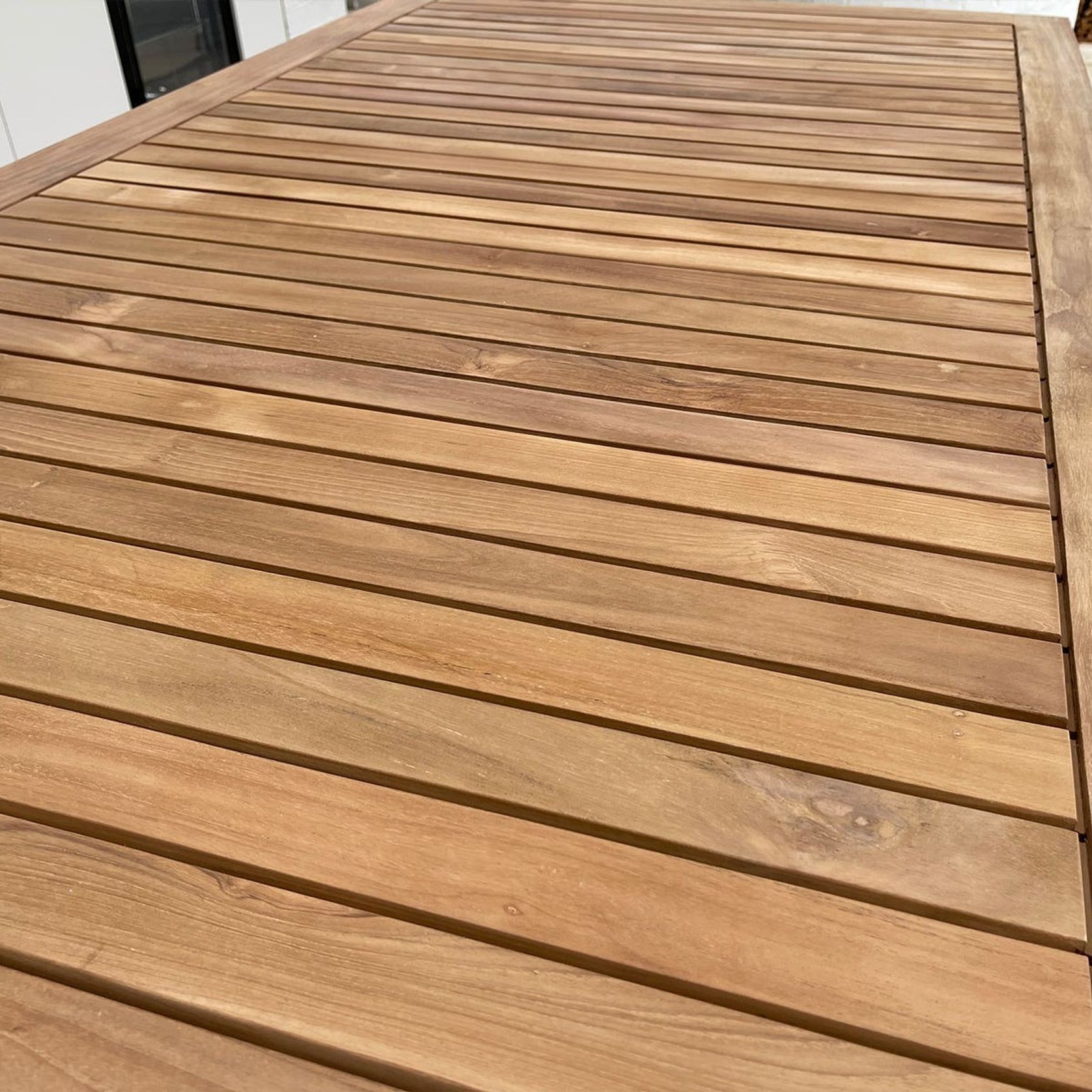 Barcelona Teak Dining Table 180 x 100cm gallery detail image