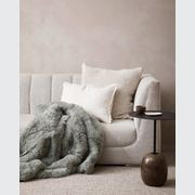 Pele Faux Fur Throw - Seafoam | Baya gallery detail image
