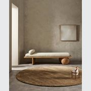 Baya Anchorage Round Floor Rug - Sand Dune gallery detail image