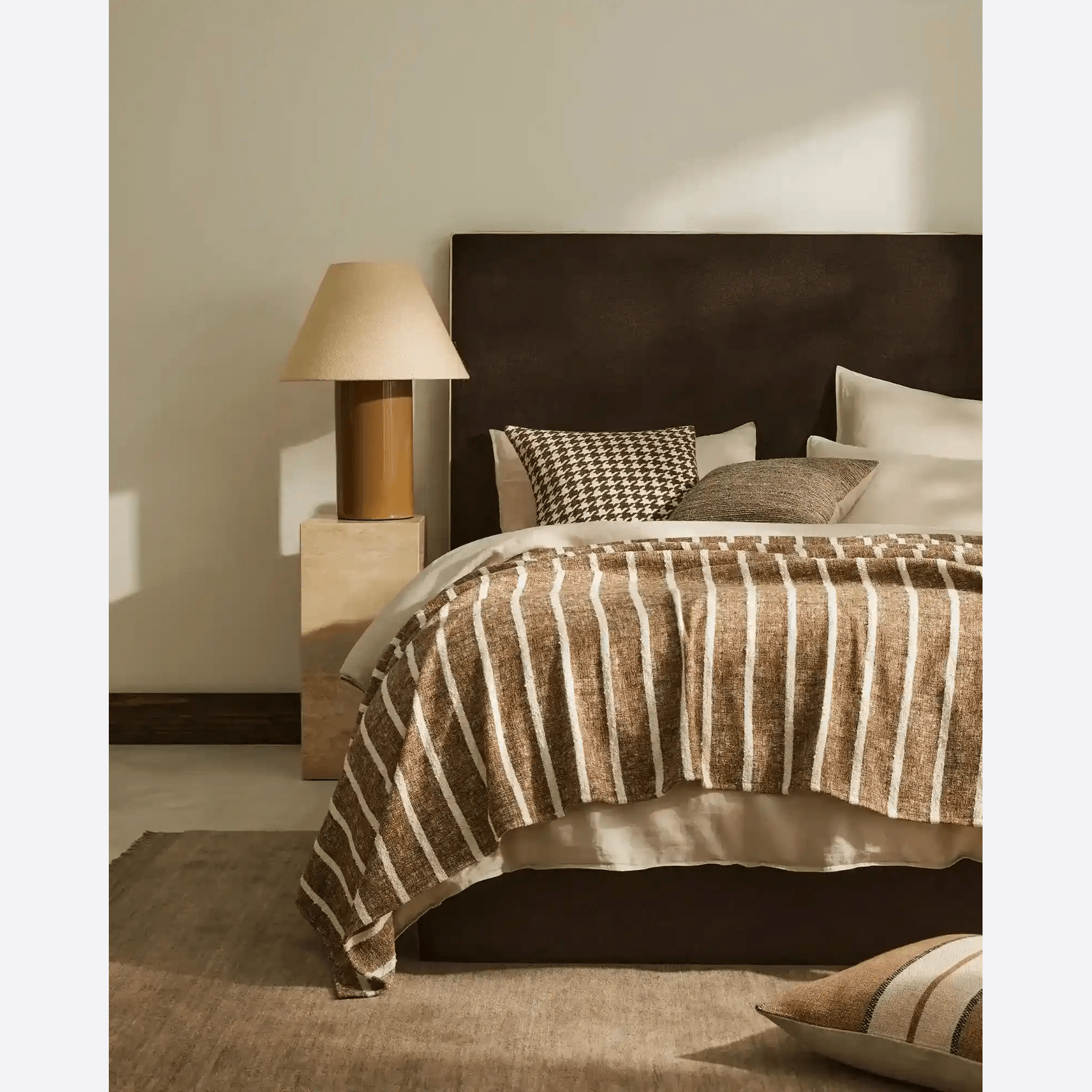 Weave Home Vista Cushion Cover - Natural | Chunky Linen/Wool Blend gallery detail image
