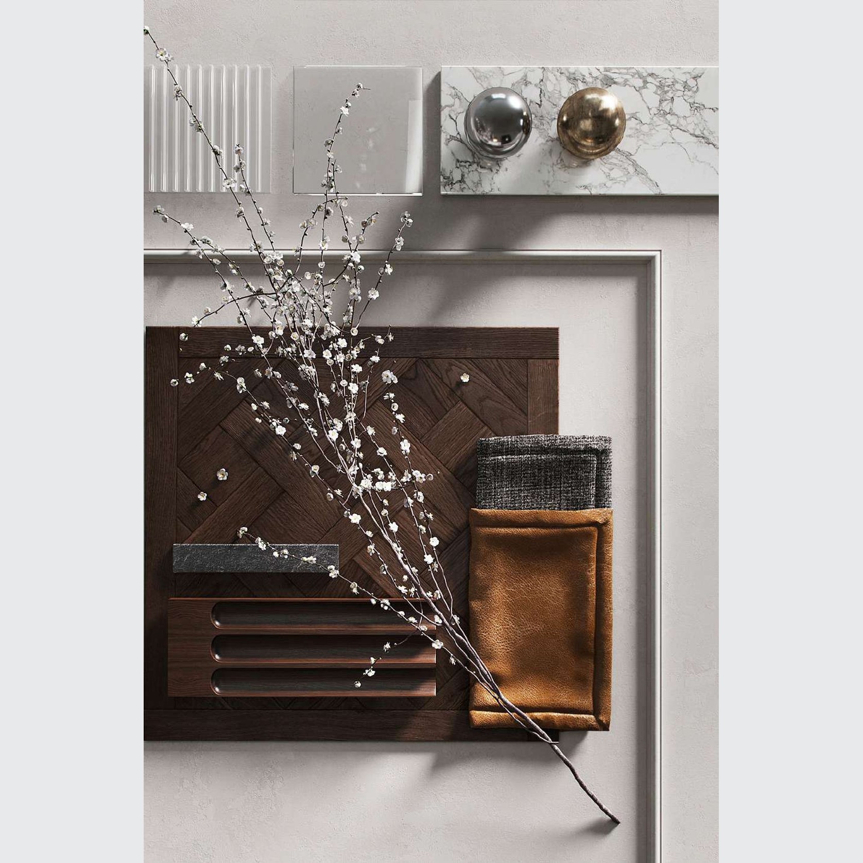 Leather Feel Wall Panel gallery detail image