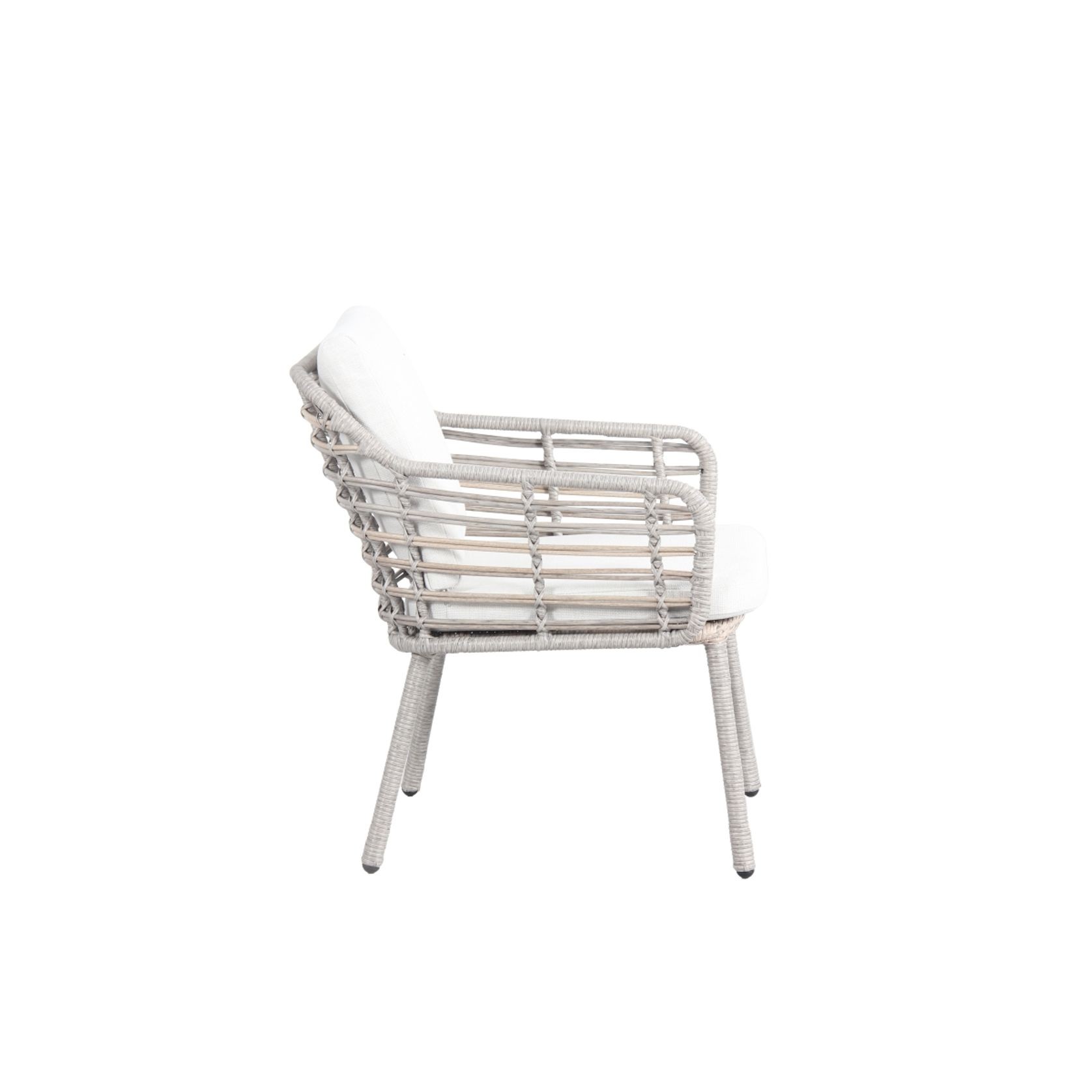 Belmore 9pc Aluminium and Rattan Outdoor Dining Set gallery detail image