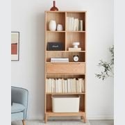 Berlin Natural Solid Oak Bookcase gallery detail image