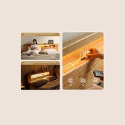 Bervas Natural Solid Oak Bed Frame gallery detail image