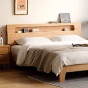 Bervas Natural Solid Oak Bed Frame gallery detail image