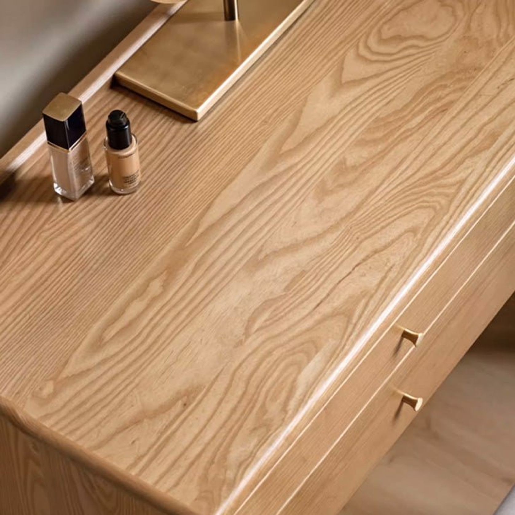 Beverley Natural Solid Ash Dressing Table gallery detail image