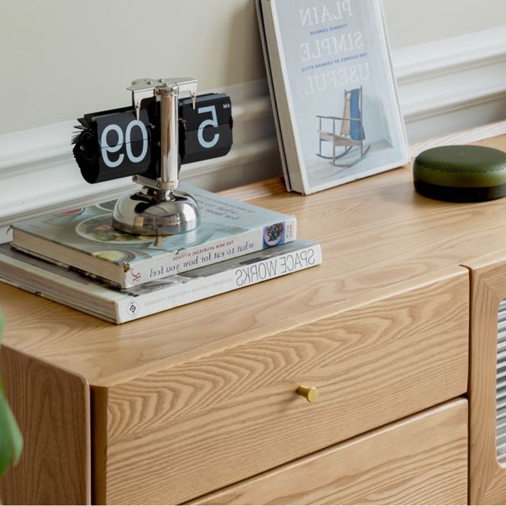 Beverley Natural Solid Oak Tv Unit gallery detail image