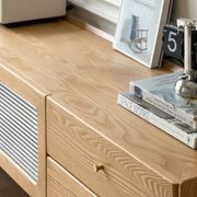 Beverley Natural Solid Oak Tv Unit gallery detail image