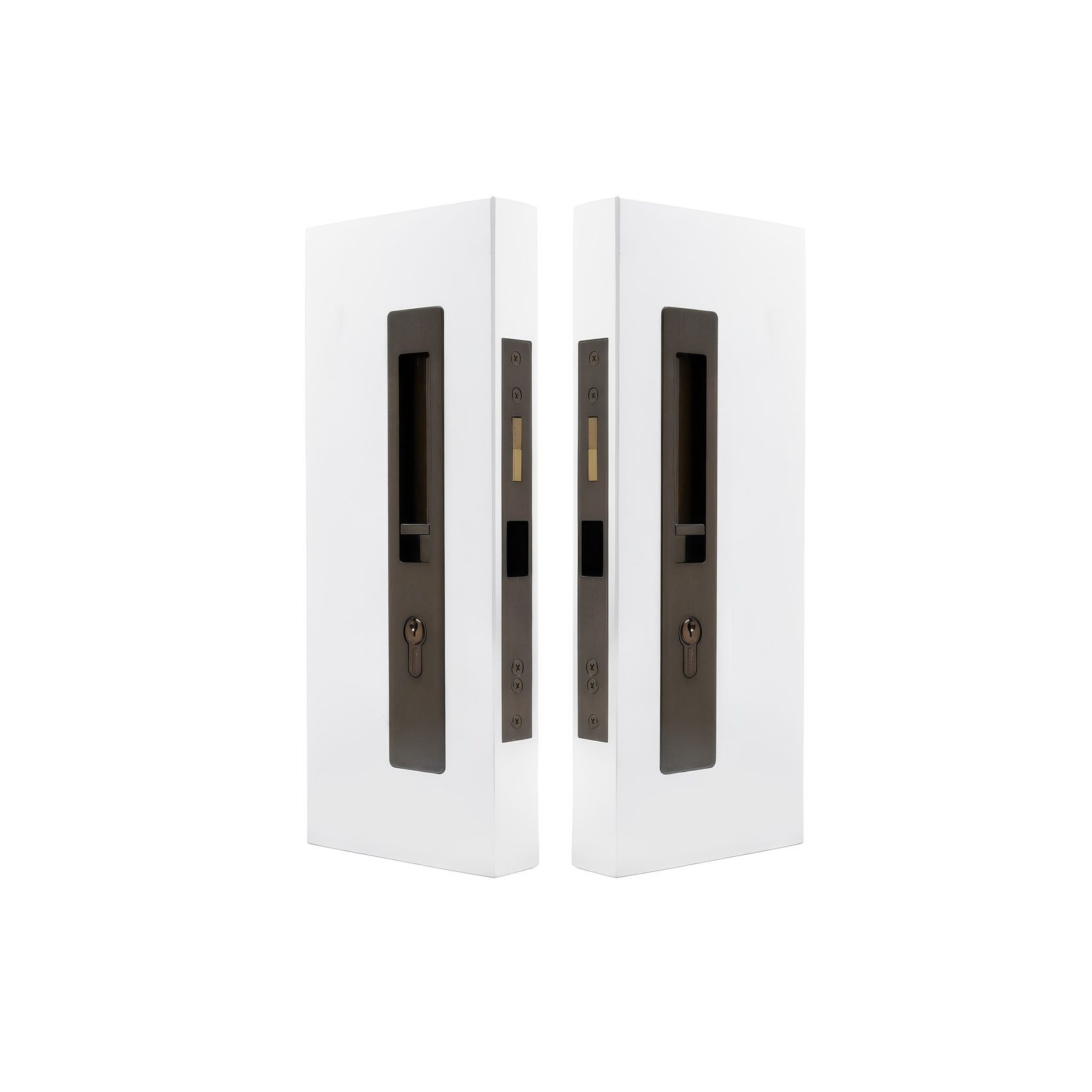 LUME - Locking Set - Integrated - 38-42mm Doors gallery detail image