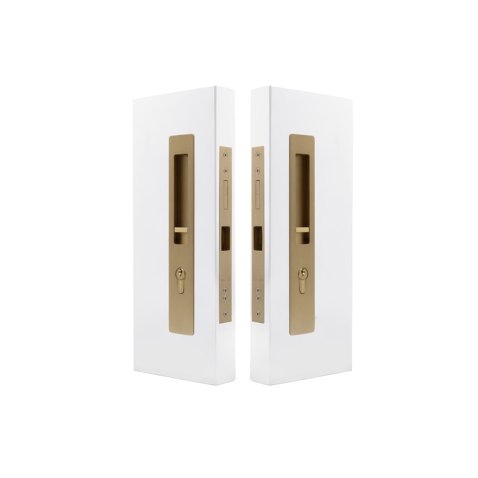 LUME - Locking Set - Integrated - 38-42mm Doors gallery detail image