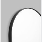 Bjorn Oval Mirror  Black 50 x 75 cm gallery detail image