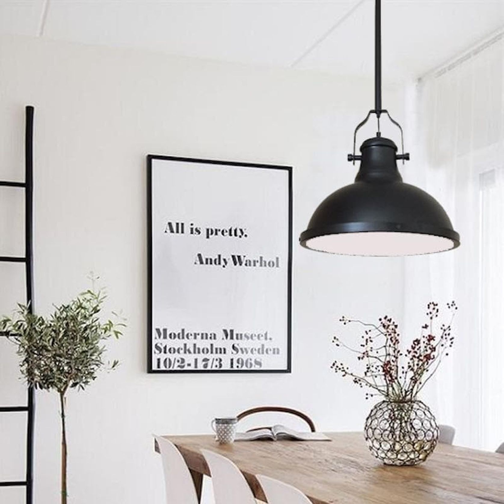 Amani Pendant Light - Black gallery detail image