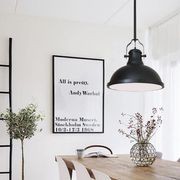Amani Pendant Light - Black gallery detail image