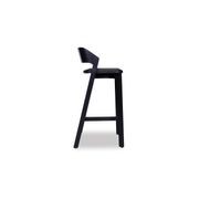 Merano Kitchen Stool - Black Stained  - by TON gallery detail image