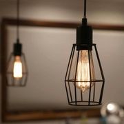 Industrial Cage Light - Black gallery detail image