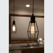 Industrial Cage Light - Black gallery detail image