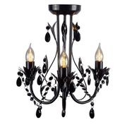 Harmony | Leaf Chandelier - Black gallery detail image