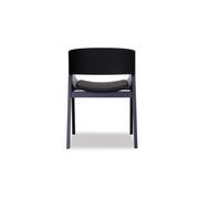 Merano Armchair - Black Stained - Black Pad - by TON gallery detail image