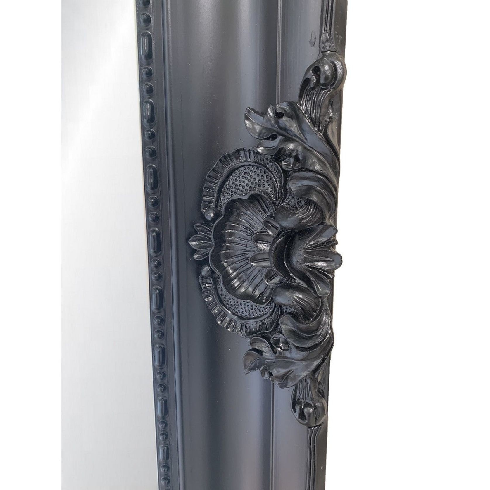 Black Ornate Bevelled Mirror gallery detail image