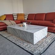 Block Coffee Table - Carrara Marble gallery detail image