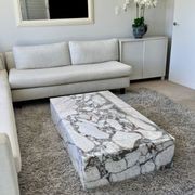 Block Coffee Table - Milky Blue gallery detail image