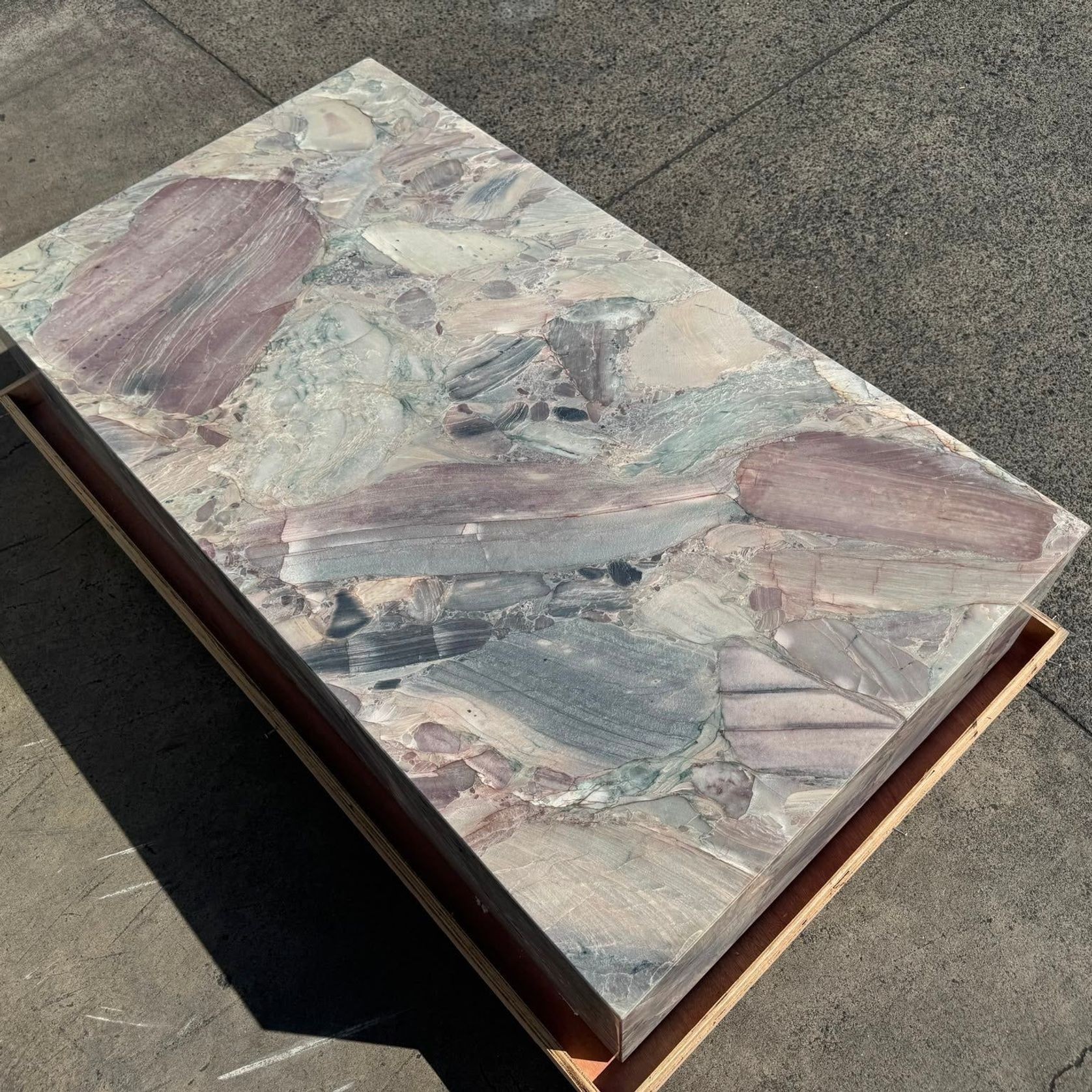Block Coffee Table - Moonlight Marble gallery detail image