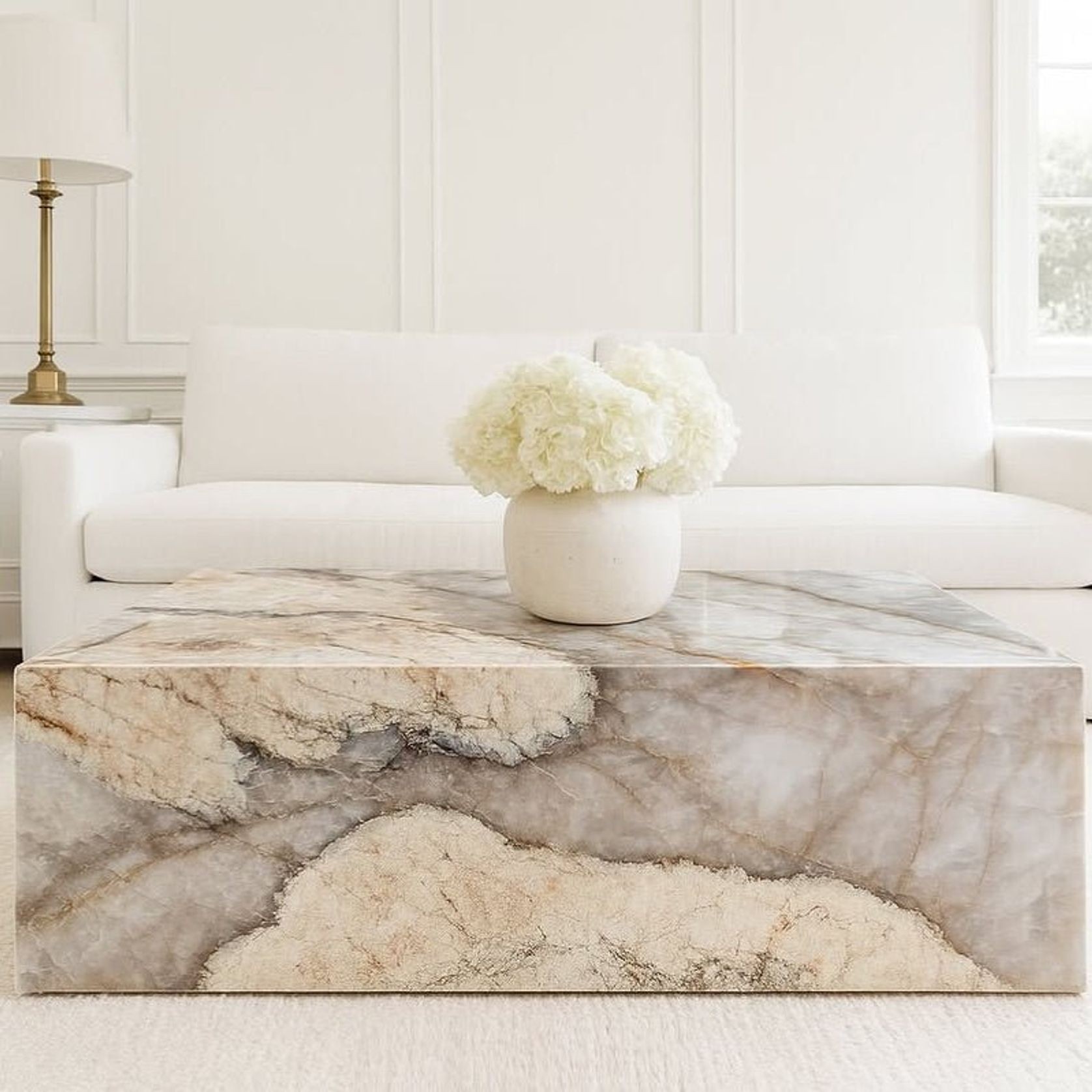 Block Coffee Table - Patagonia Quartzite gallery detail image