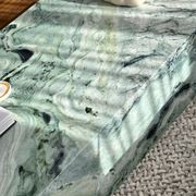 Block Coffee Table - Twill Green Marble gallery detail image