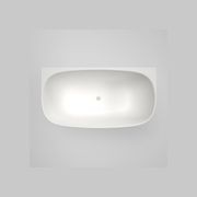 Caroma Contura II 1500mm Back to Wall Freestanding Bath - Matte White gallery detail image