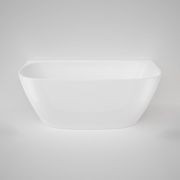 Caroma Contura II 1500mm Back to Wall Freestanding Bath - Matte White gallery detail image