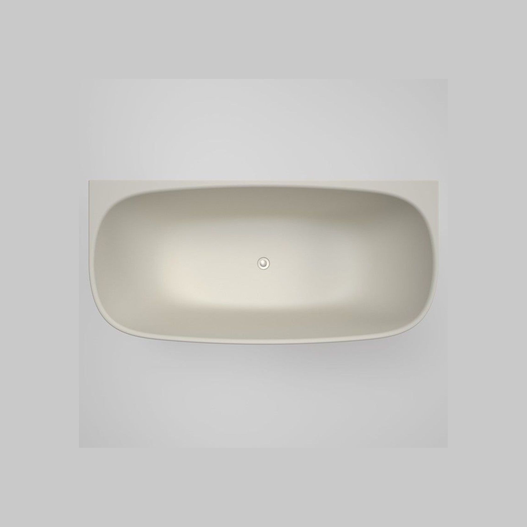 Caroma Contura II 1700mm Back to Wall Freestanding Bath - Matte Clay gallery detail image