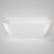 Caroma Contura II 1700mm Back to Wall Freestanding Bath - Matte White gallery detail image